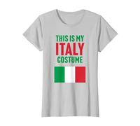 This is My Italy Costume T-Shirt, Women, Silver Grey, X-Large