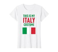 This is My Italy Costume T-Shirt, Women, White, X-Large