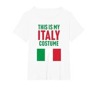 This is My Italy Costume T-Shirt, Women's Plus, White, 3X