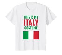 This is My Italy Costume T-Shirt, Youth, White, Large