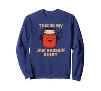 This Is My Jam Session Funny Music Pun Design Sweatshirt