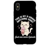 This Is My K-Drama Watching Shirt Just One More Episode Case for iPhone X/XS