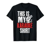 This is My Karaoke Shirt Bar Microphone Funny Karaoke Singer T-Shirt