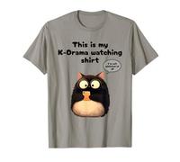 This is My Kdrama Watching Cat Merch Korean Merchandise T-Shirt