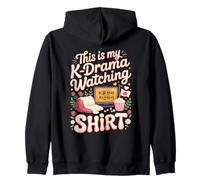 This Is My Kdrama Watching Korean Drama Zip Hoodie