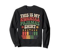 This Is My Kwanzaa Pajamas Kinara Seven Candles Sweatshirt
