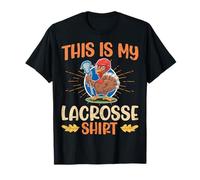 This is My Lacrosse Shirt - Thanksgiving Turkey Lax Player T-Shirt
