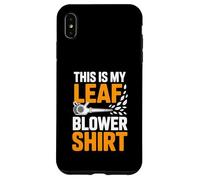 This Is My Leaf Blower Shirt Funny Landscaping Humor Case for iPhone XS Max