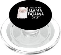 This Is My Llama Pajama No Drama Llama Cute Alpaca Napping PopSockets PopGrip for MagSafe