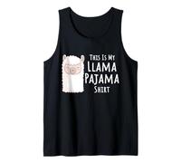 This is My Llama Pajama No Drama Llama Cute Alpaca Napping Tank Top
