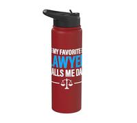 This is My Lucky Bar Exam Stainless Steel Insulated Water Bottle