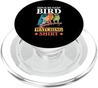 This Is My Lucky Bird Watching Shirt Ornithology PopSockets PopGrip for MagSafe