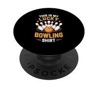 This Is My Lucky Bowling Shirt PopSockets Adhesive PopGrip