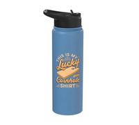 This is My Lucky Cornhole Stainless Steel Insulated Water Bottle
