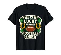 This is My Lucky Fantasy Football Value Graphic T-Shirt, Men, Black, XL