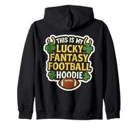This Is My Lucky Fantasy Football Zip Hoodie