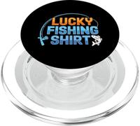 This Is My Lucky Fishing Fisherman - Retro Good Luck Angler PopSockets PopGrip for MagSafe