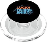 This Is My Lucky Fishing Fisherman - Retro Good Luck Angler PopSockets PopGrip for MagSafe