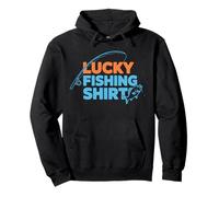 This Is My Lucky Fishing Fisherman - Retro Good Luck Angler Pullover Hoodie