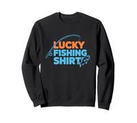 This Is My Lucky Fishing Fisherman - Retro Good Luck Angler Sweatshirt