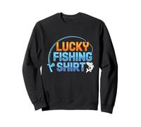 This Is My Lucky Fishing Fisherman - Retro Good Luck Angler Sweatshirt