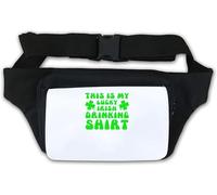 This is My Lucky Irish Drinking Shirt Funny Waist Bag Fanny Pack White