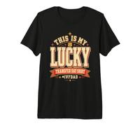 This is My Lucky Transfer Day IVFDAD Premium T-Shirt