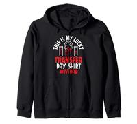 This is my lucky transfer day shirt, ivf dad transfer day Zip Hoodie