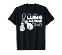 This is My Lung Cancer Month Awareness White Ribbon Support T-Shirt