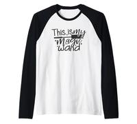 This Is My Magic Wand - Eye Makeup Expert Raglan Baseball Tee
