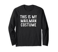 This is My Mailman Costume Halloween Simple Mail-Man Postman Long Sleeve T-Shirt