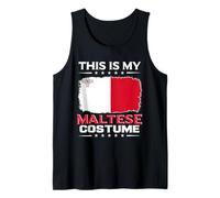 This is My Maltese Costume Malta Tank Top