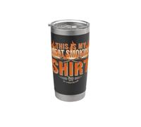 This is My Meat Smoking Funny BBQ Smoker Graphic Stainless Steel Insulated Tumbler