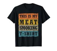 This Is My Meat Smoking T-Shirt Vintage Retro BBQ Grill T-Shirt