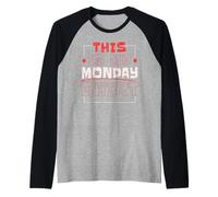 This is My Monday Shirt Monday Lover Week Raglan Baseball Tee