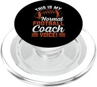 This Is My Normal Football Coach Voice - American Football PopSockets PopGrip for MagSafe