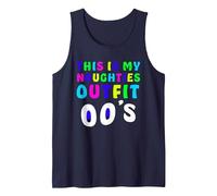 This is My Noughties Outfit 00's Fun for Men and Women Tank Top, Men, Navy Blue, XX-Large