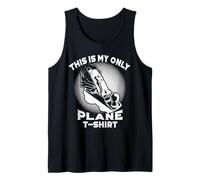 This is My Only Plane T-Shirt Woodworking Handyman Craftsman Tank Top