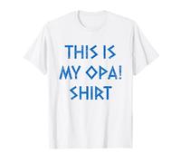 This Is My Opa Shirt Ancient Greek Flag Funny Greek Opa T-Shirt