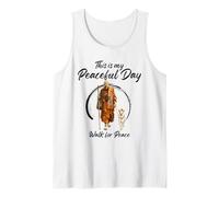 This is My Peaceful Day - Walk for Peace Monks & Aloka Dog Tank Top