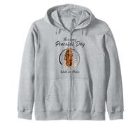 This Is My Peaceful Day - Walk for Peace Monks & Aloka Dog Zip Hoodie
