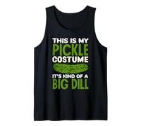 This is My Pickle Costume Dill Halloween Food Lazy Party Tank Top