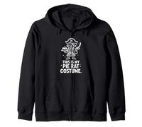 This Is My Pie Rat Costume Funny Halloween Zip Hoodie