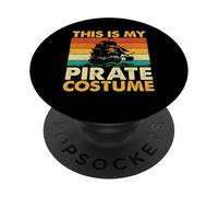 This Is My Pirate Costume - Buccaneer Freebooter PopSockets Adhesive PopGrip