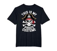 This is My Pirate Costume Funny Halloween T-Shirt, Men's Big and Tall, Black, 2X Tall