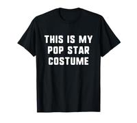 This is My Pop-Star Costume Halloween Easy Kid Adult Popstar T-Shirt