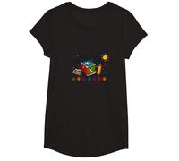 This is My Pre-K Era Cute Playful Learning Milestone T-Shirt, Girls, Black, Medium