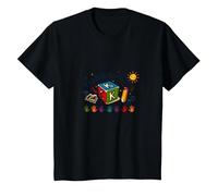 This is My Pre-K Era Cute Playful Learning Milestone T-Shirt, Kids, Black, 10 Years