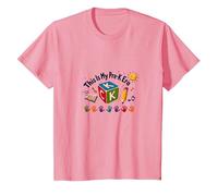 This is My Pre-K Era Cute Playful Learning Milestone T-Shirt, Kids, Pink, 4 Years