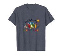 This is My Pre-K Era Cute Playful Learning Milestone T-Shirt, Men, Heather Blue, XL